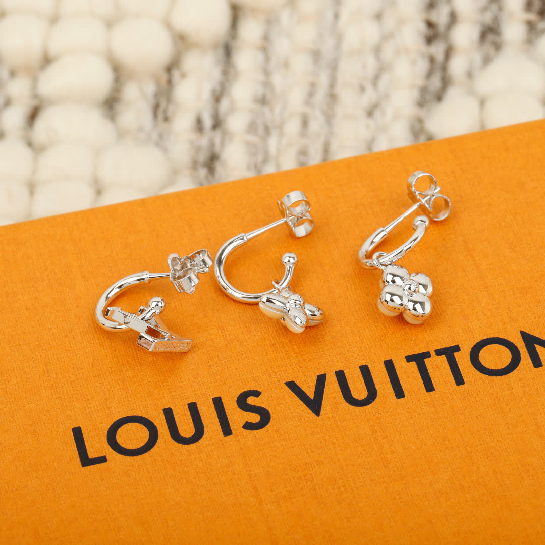 Louis Vuitton Silver Earrings